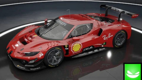 Ferrari F1 team 2023 - Ferrari 296 GT3 | ACC | by Toxic Pixel Design