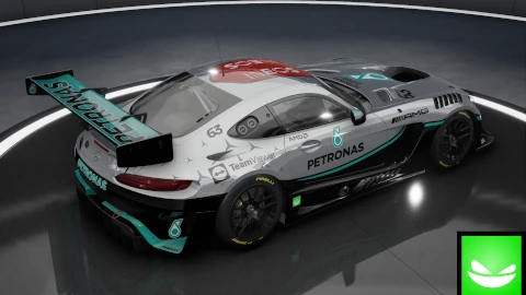 Mercedes F1 team 2022 - Mercedes AMG GT3 2020 | ACC | by Toxic Pixel Design