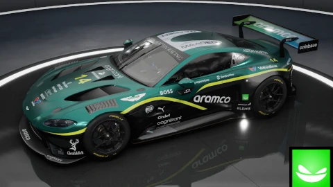Aston Martin F1 team 2025 - Aston Martin Vantage GT3 2019 | ACC | by Toxic Pixel Design