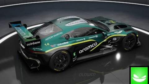 Aston Martin F1 team 2025 - Aston Martin Vantage GT3 2019 | ACC | by Toxic Pixel Design
