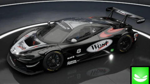 McLaren F1 team 1998 - McLaren 720S GT3 2019 | ACC | by Toxic Pixel Design
