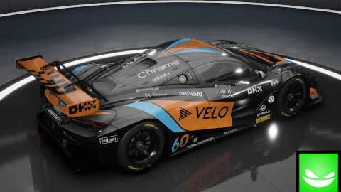 McLaren F1 team 2023 - McLaren 720S GT3 2019 | ACC | by Toxic Pixel Design