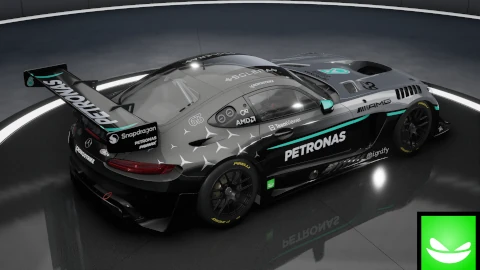Mercedes F1 team 2025 - Mercedes AMG GT3 2020 | ACC | by Toxic Pixel Design