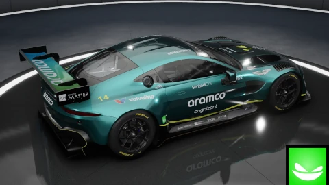 Aston Martin F1 team 2024 - Aston Martin Vantage GT3 2019 | ACC | by Toxic Pixel Design