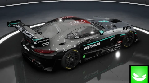 Mercedes F1 team 2024 - Mercedes AMG GT3 2020 | ACC | by Toxic Pixel Design