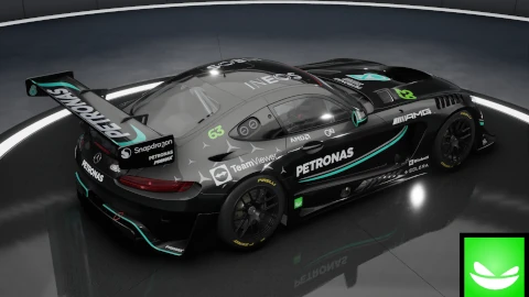 Mercedes F1 team 2023 - Mercedes AMG GT3 2020 | ACC | by Toxic Pixel Design