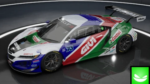 Honda MotoGP 2021 LCR - Honda NSX GT3 Evo 2019 | ACC | by Toxic Pixel Design