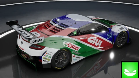 Honda MotoGP 2021 LCR - Honda NSX GT3 Evo 2019 | ACC | by Toxic Pixel Design