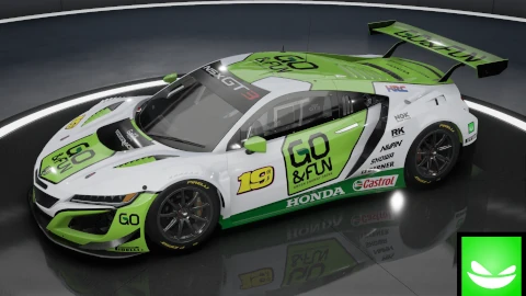 Honda MotoGP 2013 Go & Fun - Honda NSX GT3 Evo 2019 | ACC | by Toxic Pixel Design