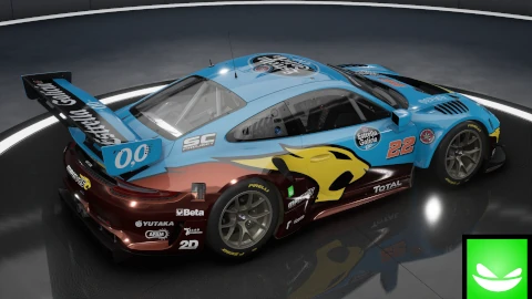 Kalex Moto2 2020 E G 0,0 - Porsche 991 II GT3 R 2019 | ACC | by Toxic Pixel Design
