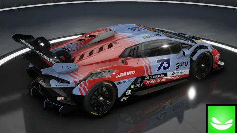 Ducati MotoGP 2024 Gresini - Lamborghini Huracàn ST Evo 2 | ACC | by Toxic Pixel Design