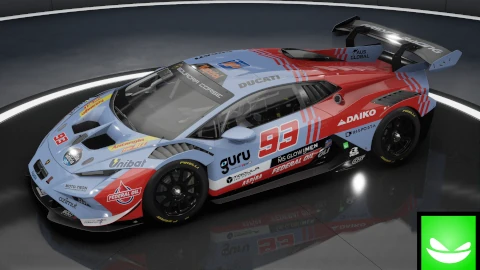 Ducati MotoGP 2024 Gresini - Lamborghini Huracàn ST Evo 2 | ACC | by Toxic Pixel Design