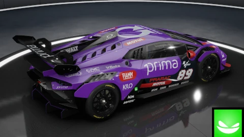 Ducati MotoGP 2024 Pramac - Lamborghini Huracàn ST Evo 2 | ACC | by Toxic Pixel Design