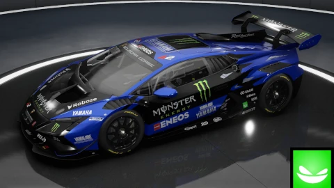 Yamaha MotoGP 2025 - Lamborghini Huracàn ST Evo 2 | ACC | by Toxic Pixel Design