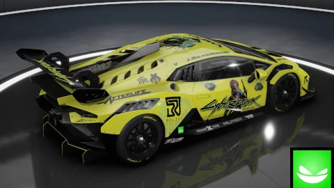 Cyberpunk 2077 - Lamborghini Huracàn ST Evo 2 | ACC | by Toxic Pixel Design