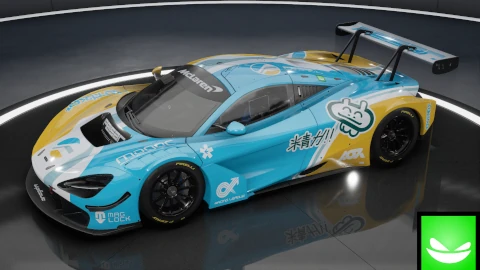 WipeOut - Feisar - McLaren 720S GT3 2019 | ACC | by Toxic Pixel Design