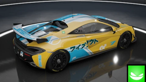 WipeOut - Feisar - McLaren 570S GT4 2016 | ACC | by Toxic Pixel Design