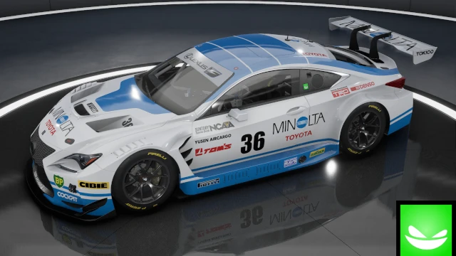 Toyota Le Mans 1988 Minolta - Lexus RC F GT3 2016