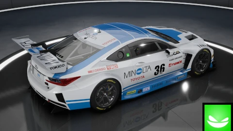Toyota Le Mans 1988 Minolta - Lexus RC F GT3 2016 | ACC | by Toxic Pixel Design