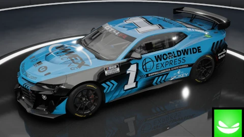 Chevrolet Nascar 2023 Trackhouse - Chevrolet Camaro GT4 R | ACC | by Toxic Pixel Design